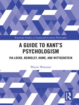 cover image of A Guide to Kant's Psychologism